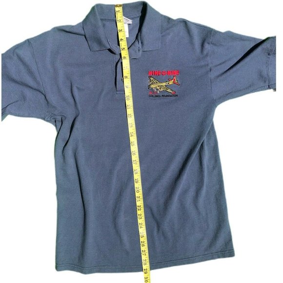 Military B-17 Nine-0-Nine Polo Shirt Collings M - Picture 6 of 7